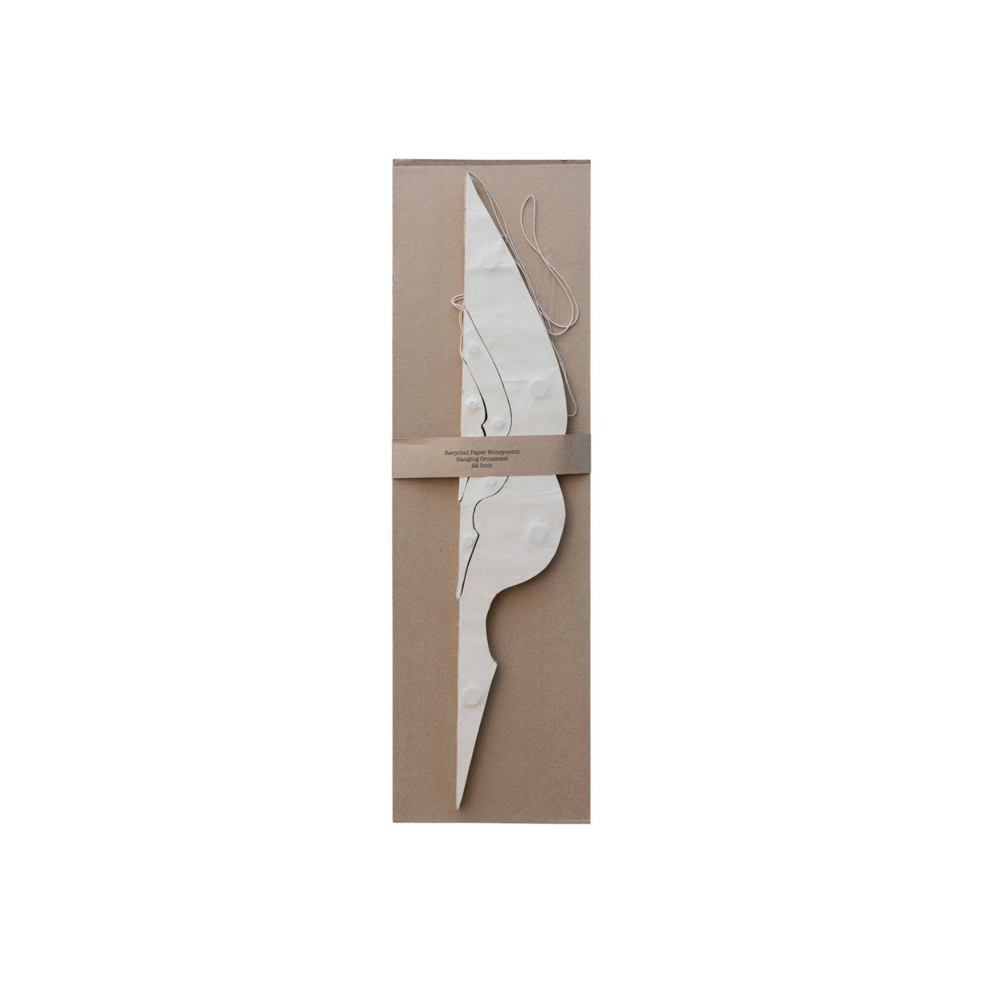 Hello Honey® Honeycomb Finial Paper Ornament Set
